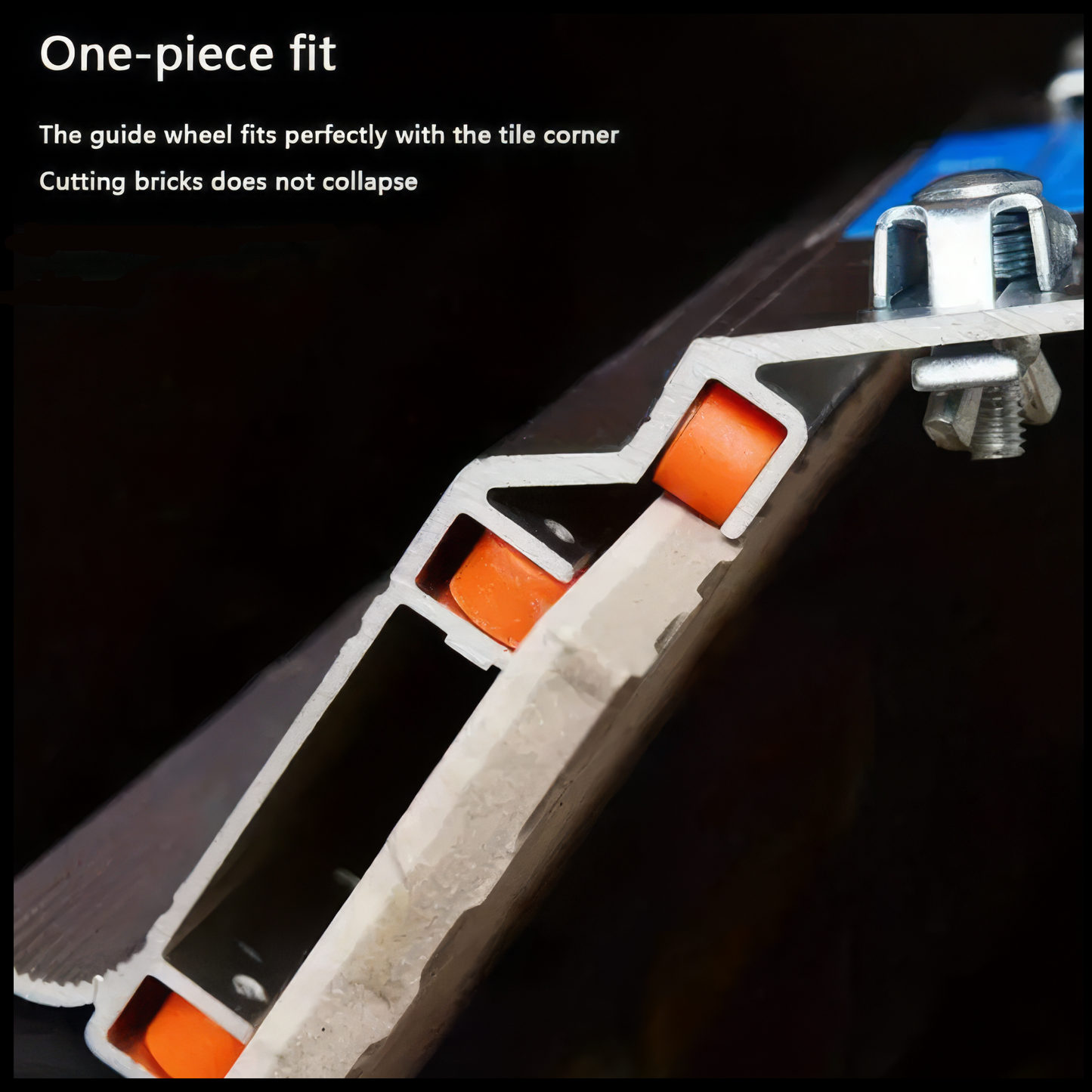 🛠 MitreHero™ Tile Chamfering Guide – 45° Edge Cutting Jig for Circular Saws